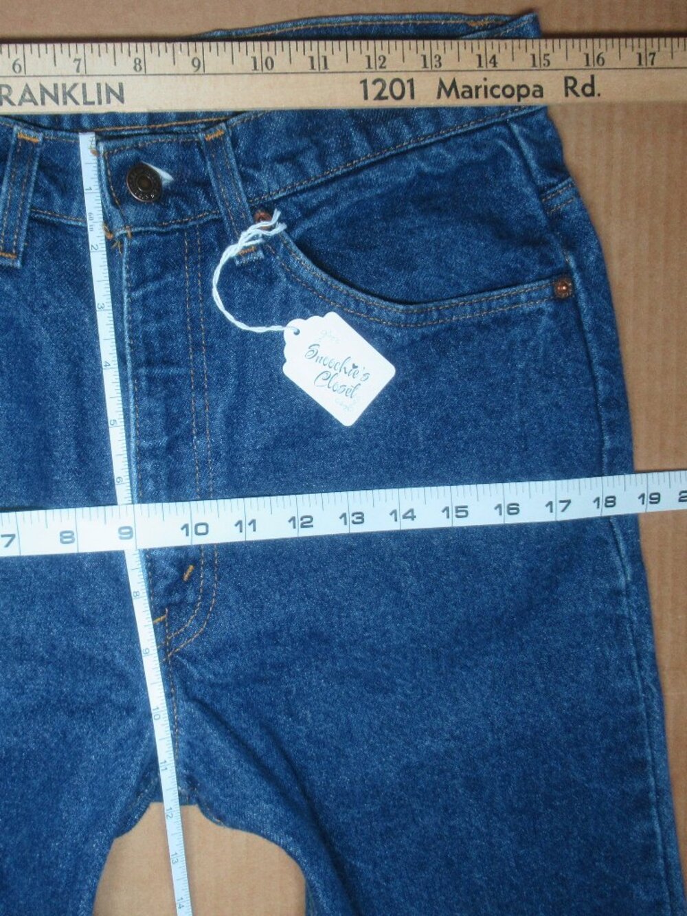 Levi’s Vintage 505 Orange Tab Straight Leg Jeans | Size 32W x 31L - Picture 3 of 13